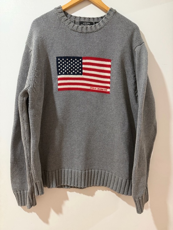 Ralph Lauren Other - Vintage Ralph Lauren USA Flag Knit Sweater XL